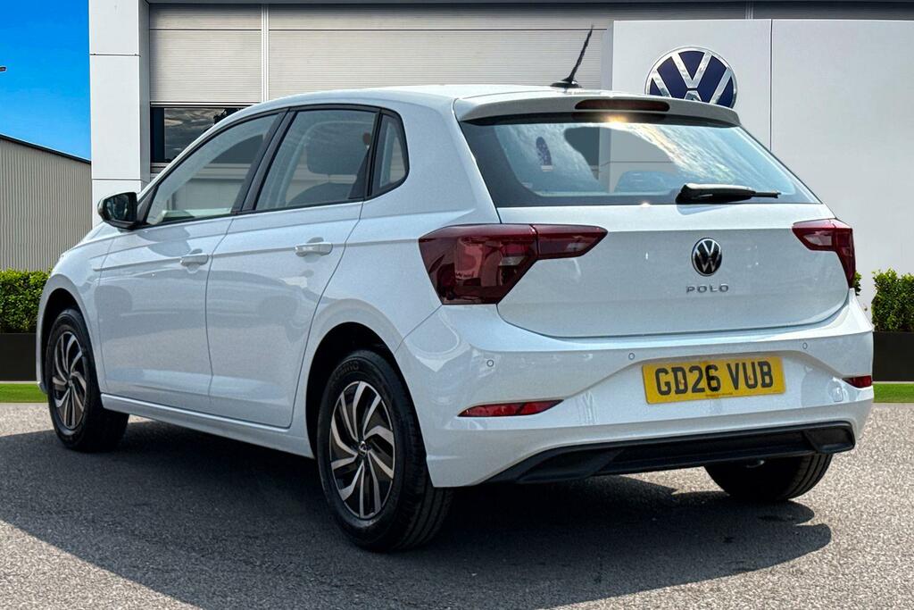 Volkswagen Polo 1.0 Tsi Life Dsg Delivery Mileage GD26VUB White #2