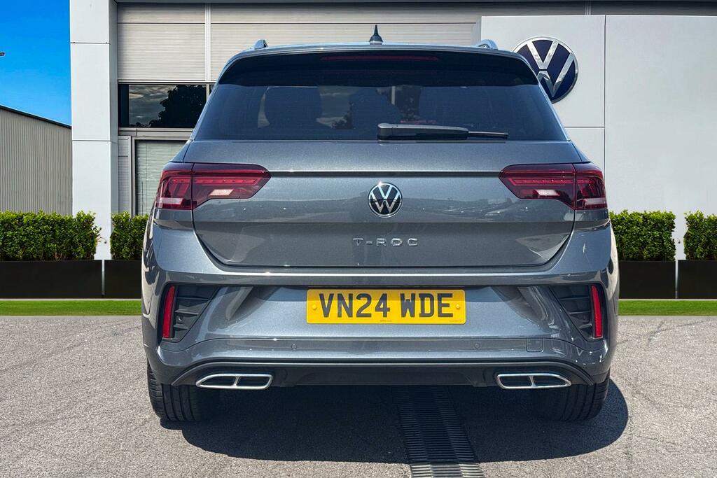 Volkswagen T-Roc 1.5 Tsi R-line Dsg VN24WDE Grey #4