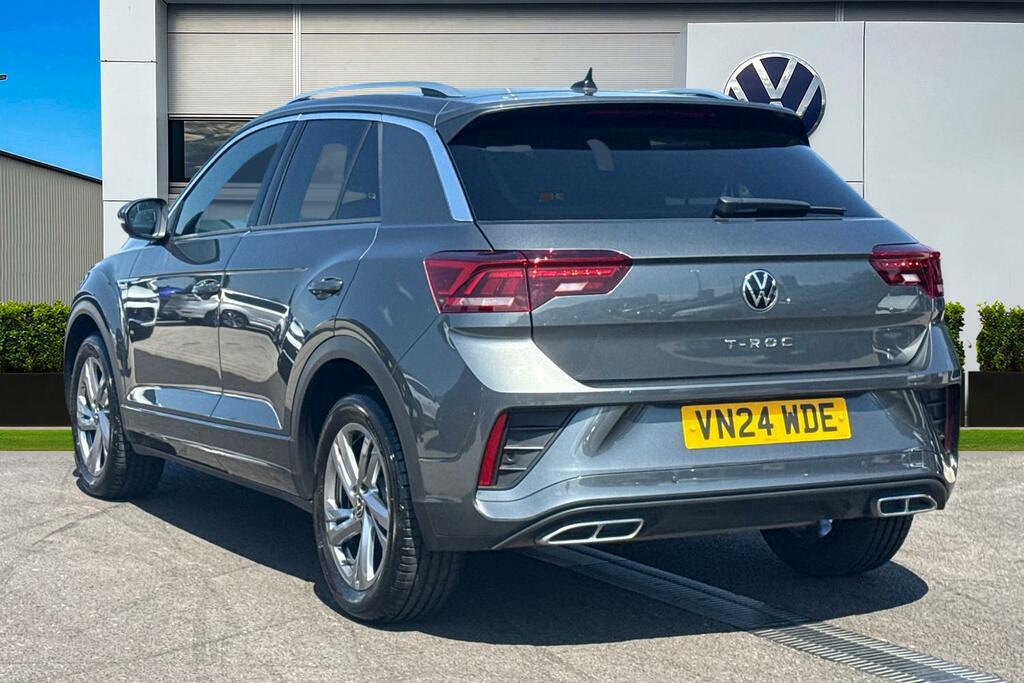 Volkswagen T-Roc 1.5 Tsi R-line Dsg VN24WDE Grey #2