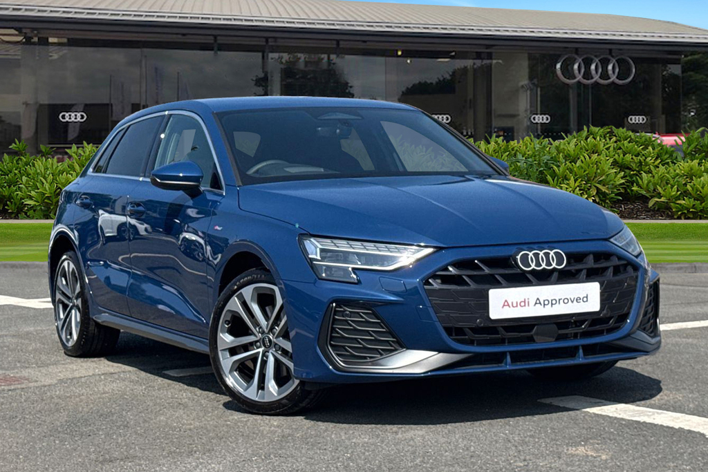 Audi A3 S Line Tfsi E 204 Ps S Tronic KS75EMX Blue