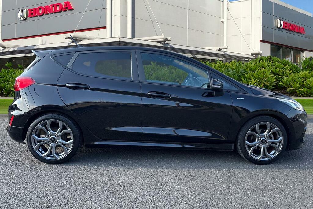 Ford Fiesta 1.0 Ecoboost Hybrid Mhev 125 St-line Edition FD70YHO Black #3