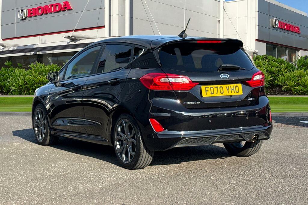 Ford Fiesta 1.0 Ecoboost Hybrid Mhev 125 St-line Edition FD70YHO Black #2
