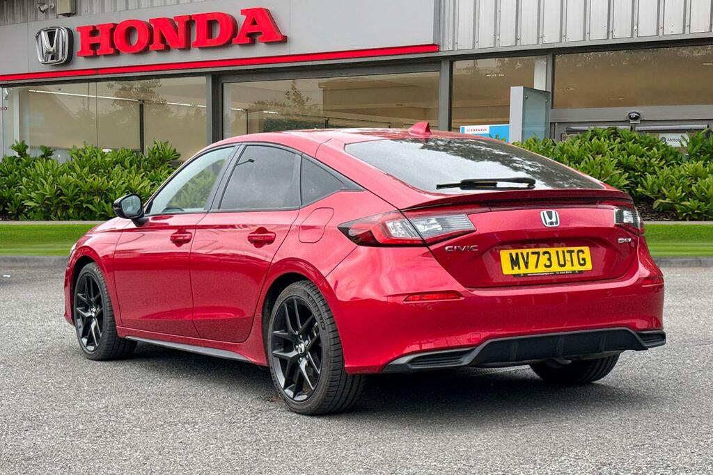 Honda Civic 2.0 H I-mmd Sport Ecvt Euro 6 Ss Red #2