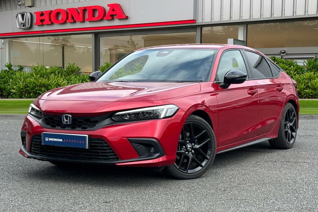 Honda Civic 2.0 H I-mmd Sport Ecvt Euro 6 Ss Red #6