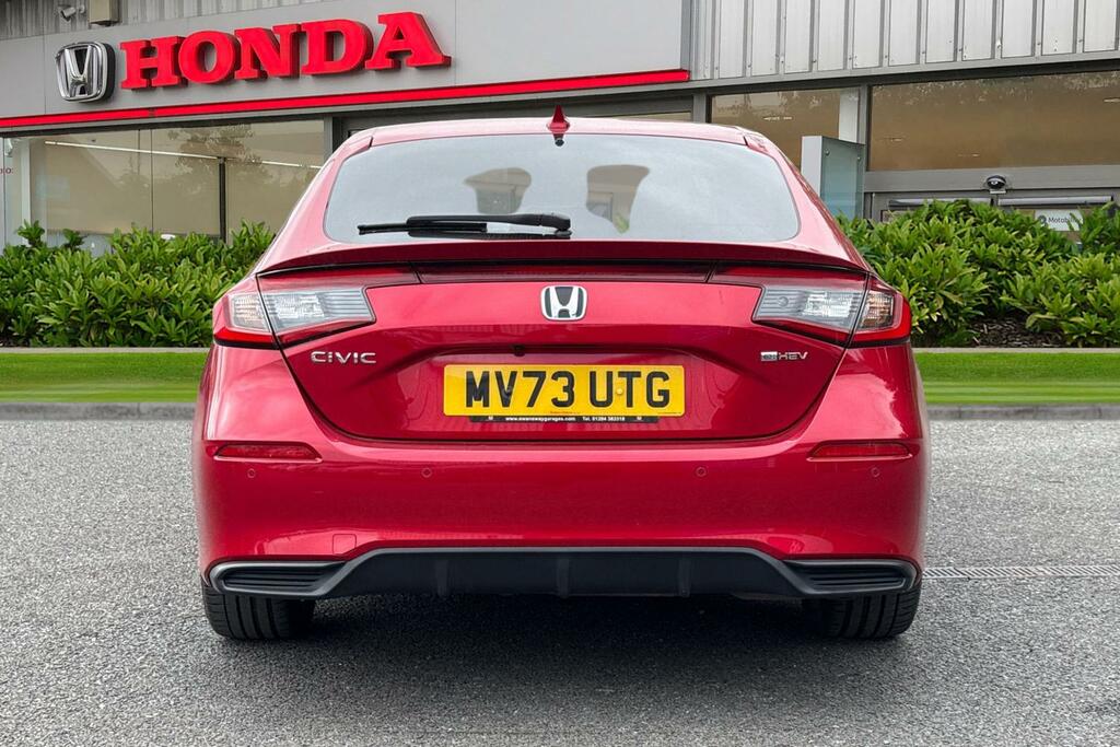 Honda Civic 2.0 H I-mmd Sport Ecvt Euro 6 Ss Red #5