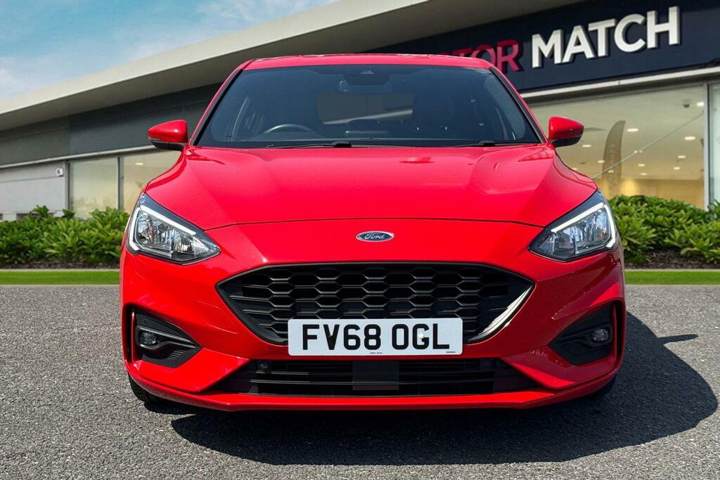 Ford Focus 1.0T Ecoboost St-line X Euro 6 Ss FV68OGL Red #5