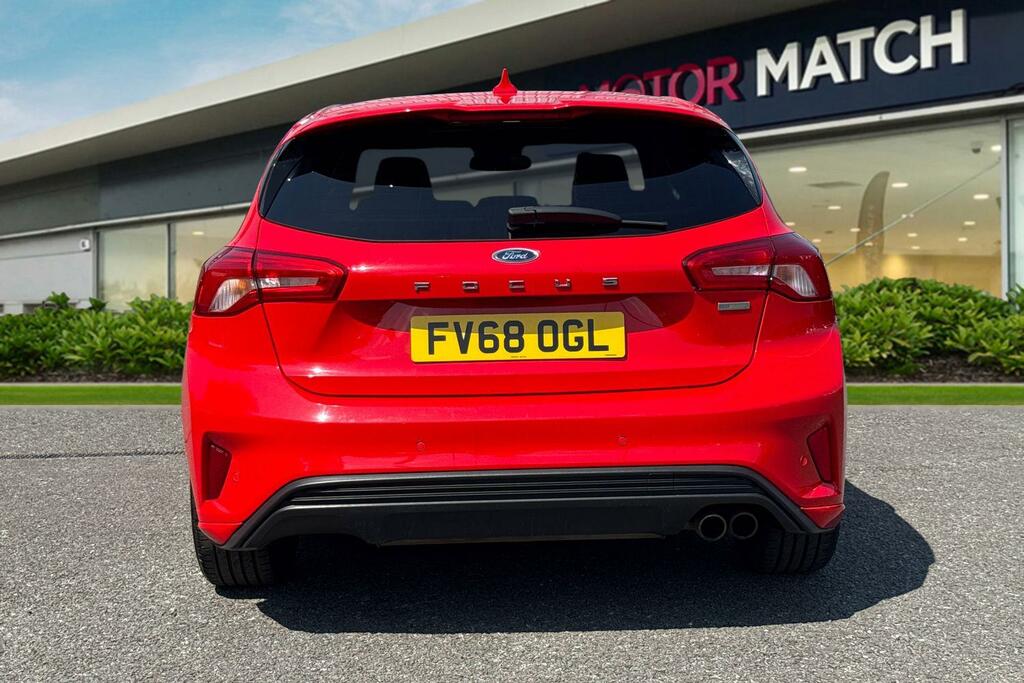 Ford Focus 1.0T Ecoboost St-line X Euro 6 Ss FV68OGL Red #4