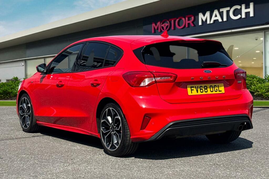 Ford Focus 1.0T Ecoboost St-line X Euro 6 Ss FV68OGL Red #2