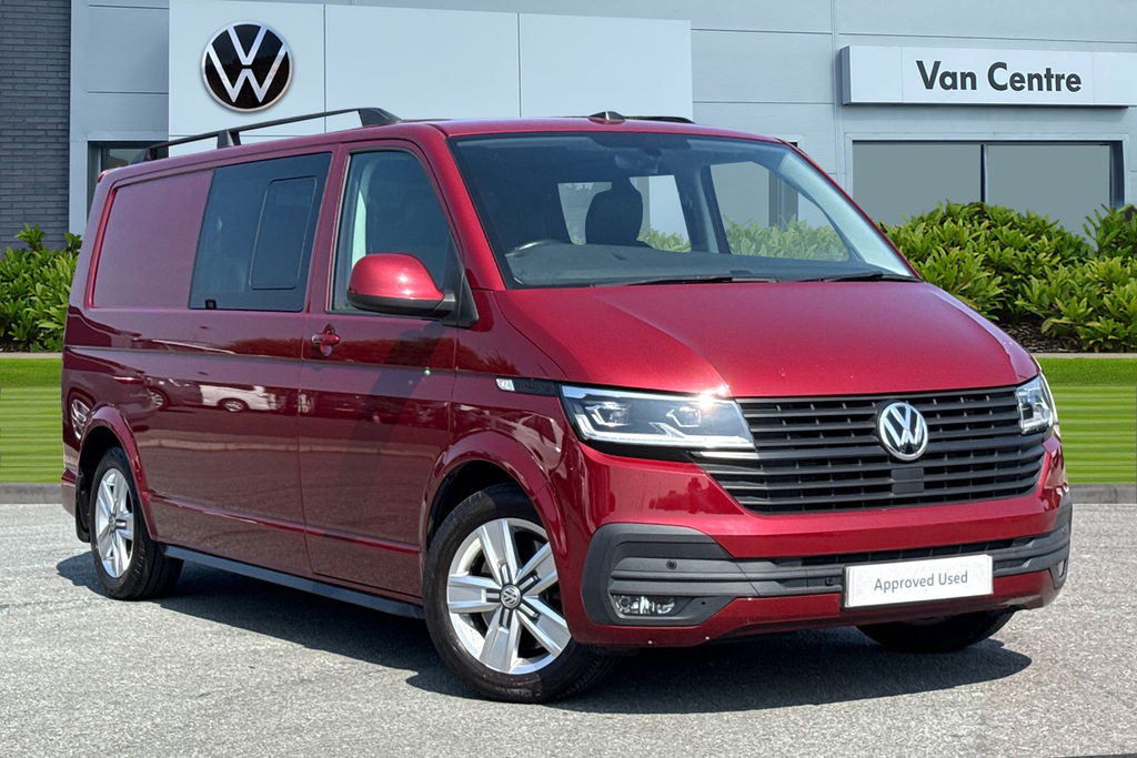 Volkswagen Transporter 2.0 Bitdi 199 Highline Kombi Van Dsg Red