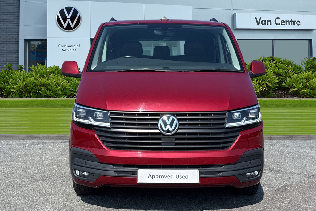 Volkswagen Transporter 2.0 Bitdi 199 Highline Kombi Van Dsg Red #5
