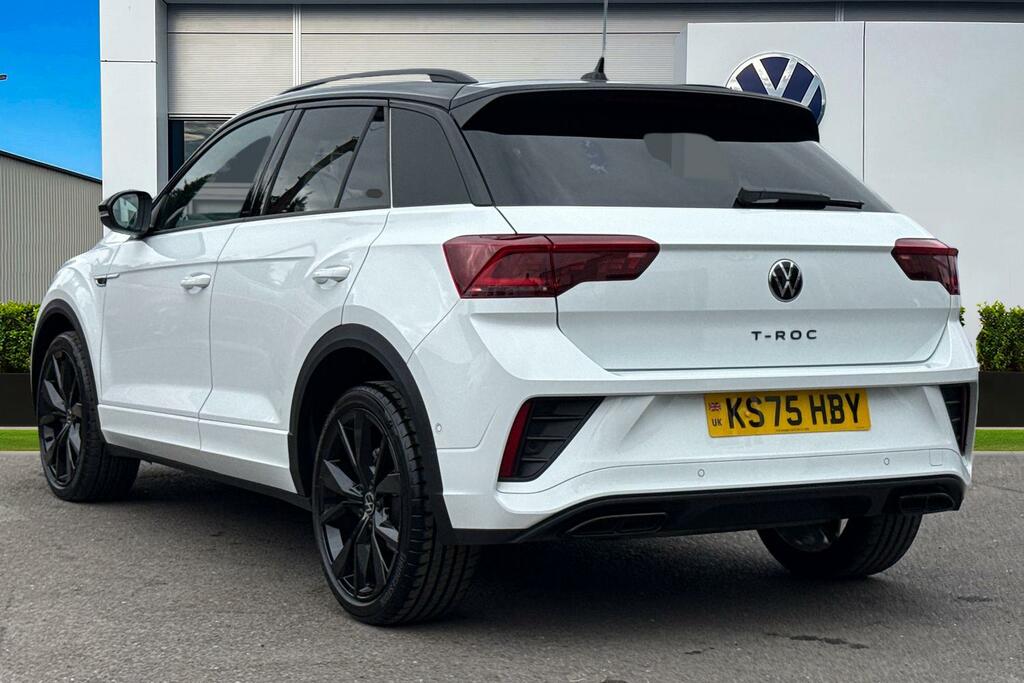 Volkswagen T-Roc 1.5 Tsi Black Edition Plus Pan Roof, Rear Cam KS75HBY White #2