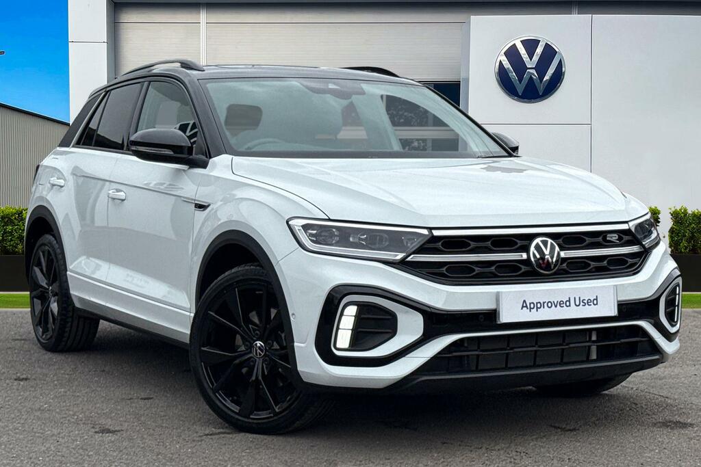 Volkswagen T-Roc 1.5 Tsi Black Edition Plus Pan Roof, Rear Cam KS75HBY White