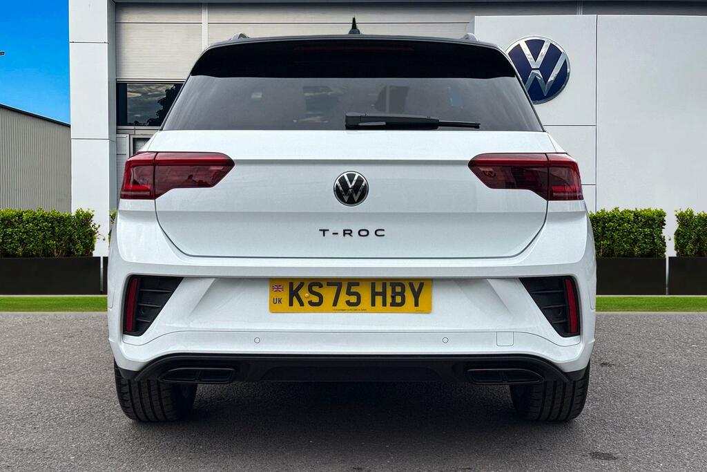 Volkswagen T-Roc 1.5 Tsi Black Edition Plus Pan Roof, Rear Cam KS75HBY White #4