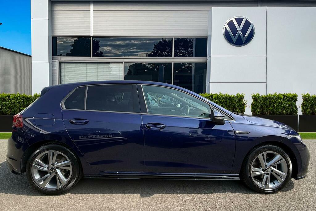 Volkswagen Golf 1.5 Etsi 150 R-line Dsg Heated Steering Wheel DF24YTS Blue #3