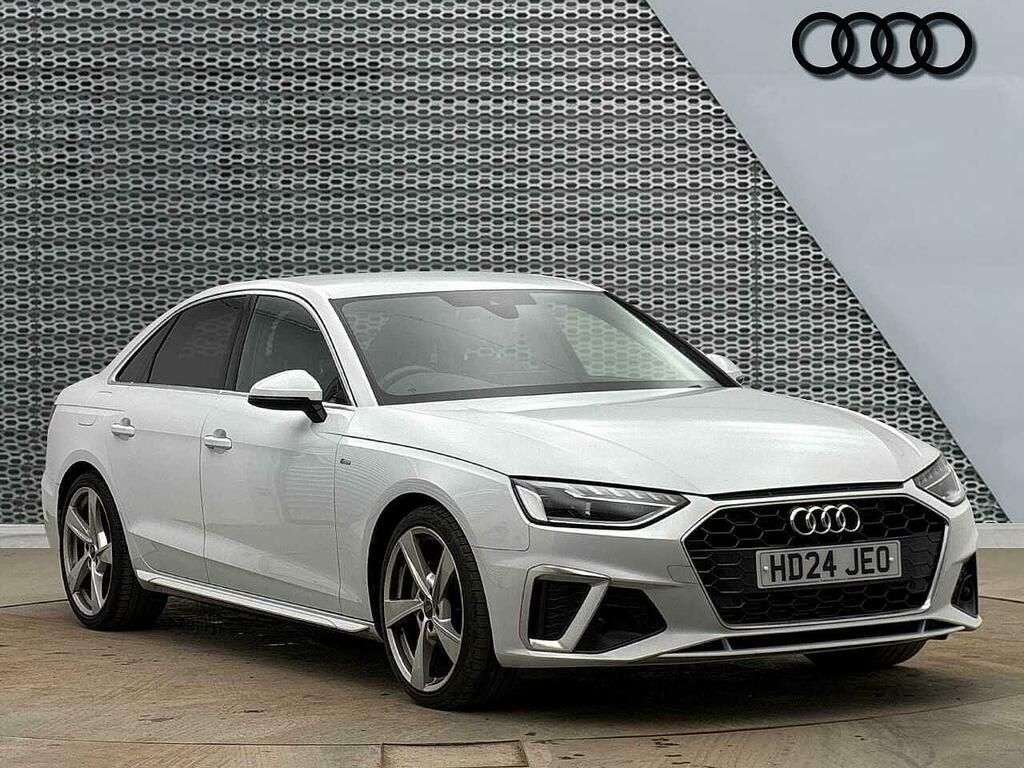 Audi A4 S Line 40 Tfsi 204 Ps S Tronic White