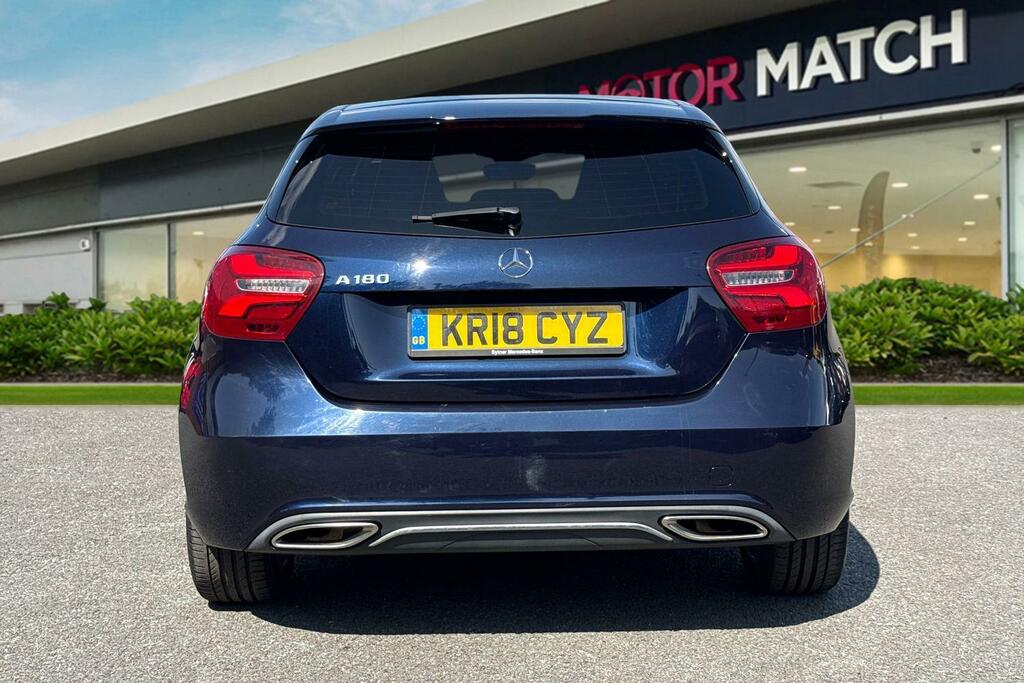 Mercedes-Benz A Class 1.6 A180 Sport Edition 7G-dct Euro 6 Ss KR18CYZ Blue #4