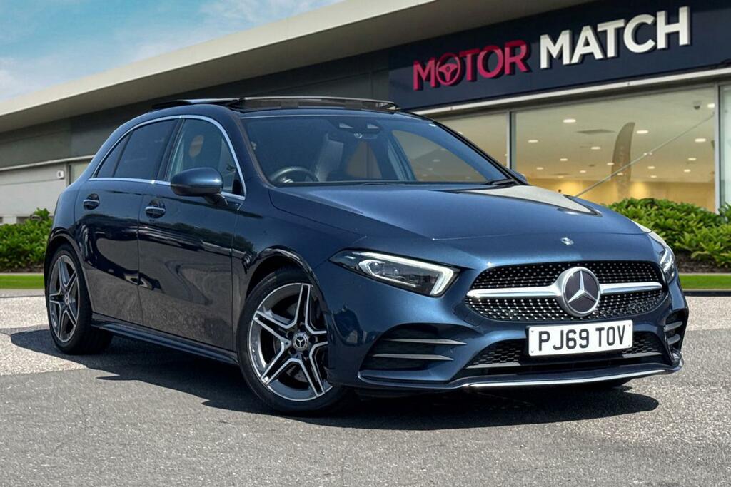 Mercedes-Benz A Class 2.0 A250 Amg Line Premium Plus 7G-dct Euro 6 S PJ69TOV Blue