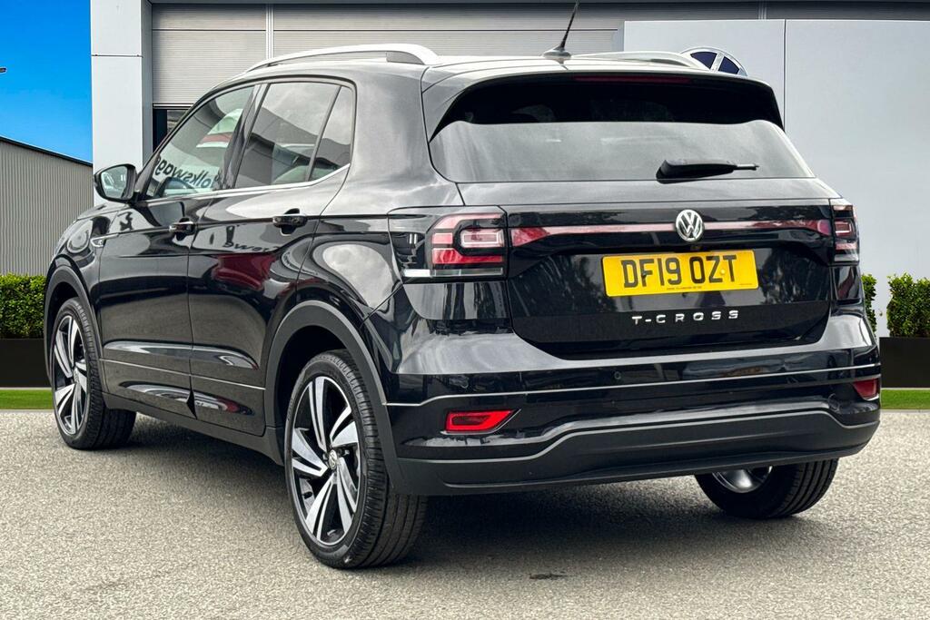 Volkswagen T-Cross 1.0 Tsi 115 R-line Heated Seats, Rear Camera Black #2