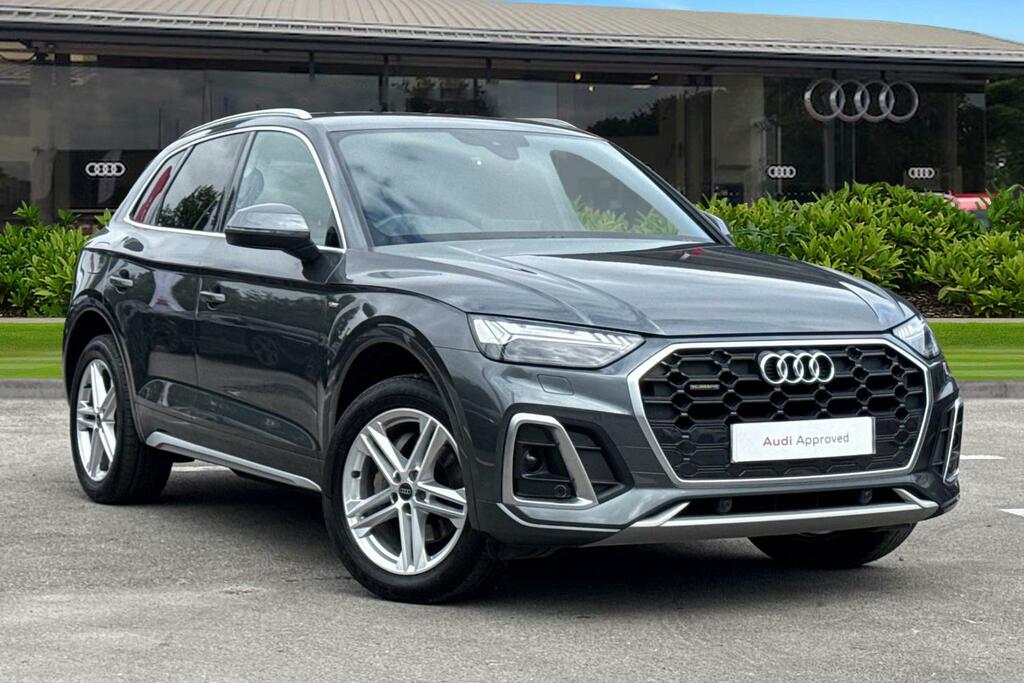 Audi Q5 S Line 40 Tdi Quattro 204 Ps S Tronic WU73NRL Grey