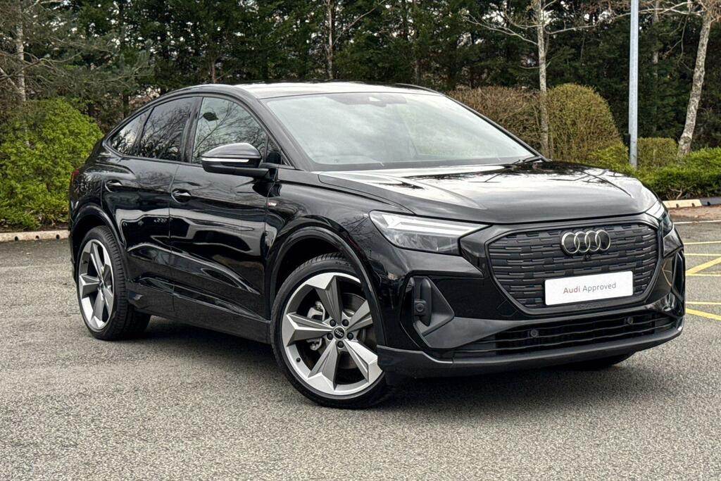 Audi Q4 E Tron 45 Black Edition Sportback Quattro 82Kwh Black