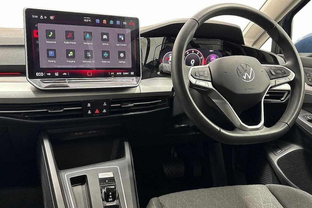 Volkswagen Golf 1.5 Tsi 204 Match Ehybrid Dsg Rear View Camer Blue #2