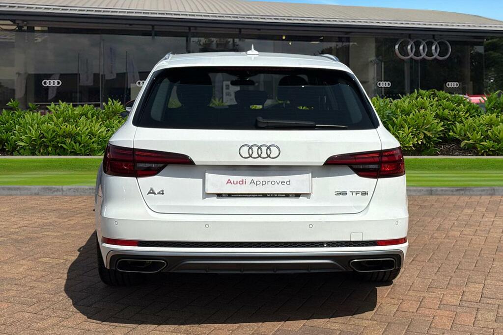 Audi A4 Avant Avant S Line 35 Tfsi 150 Ps 6-Speed White #4