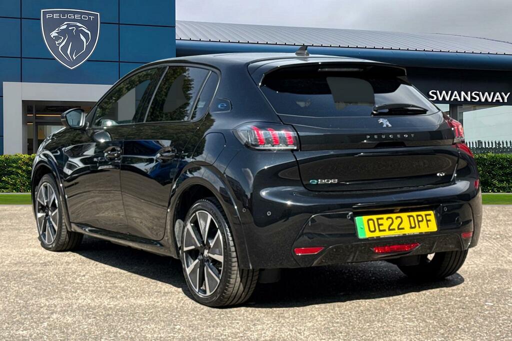 Peugeot e-208 50Kwh Gt 7Kw Charger Black #2