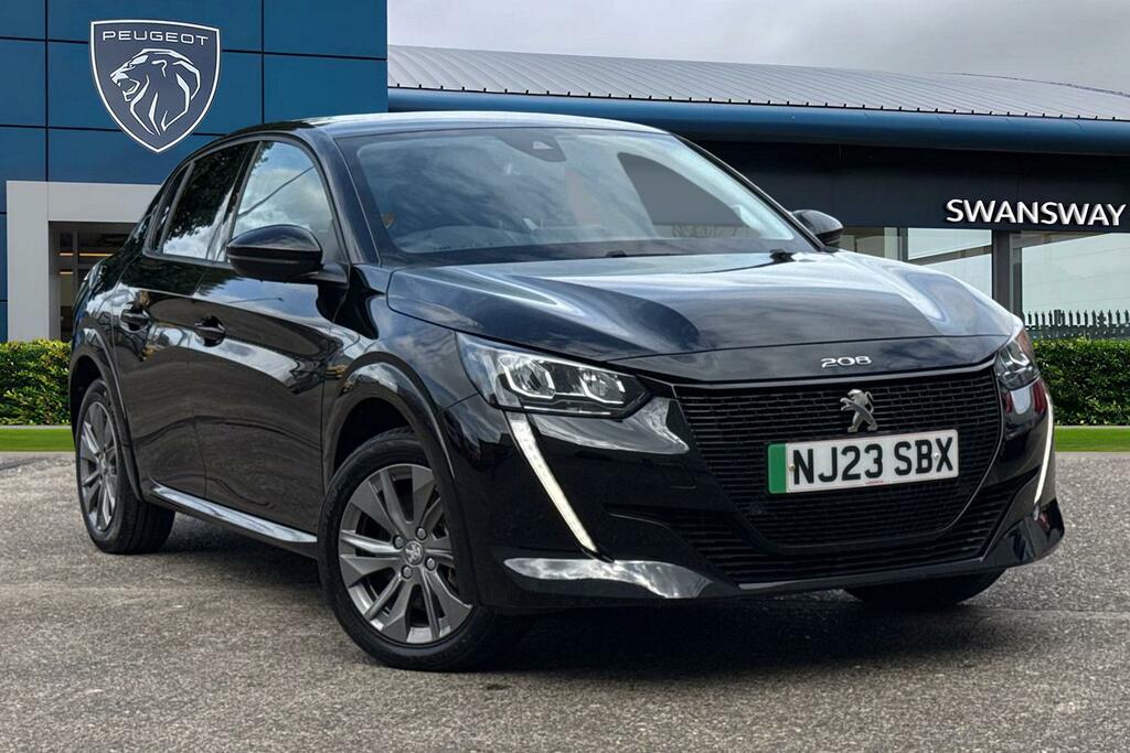 Peugeot e-208 50Kwh Allure Premium 7.4Kw Charger Black