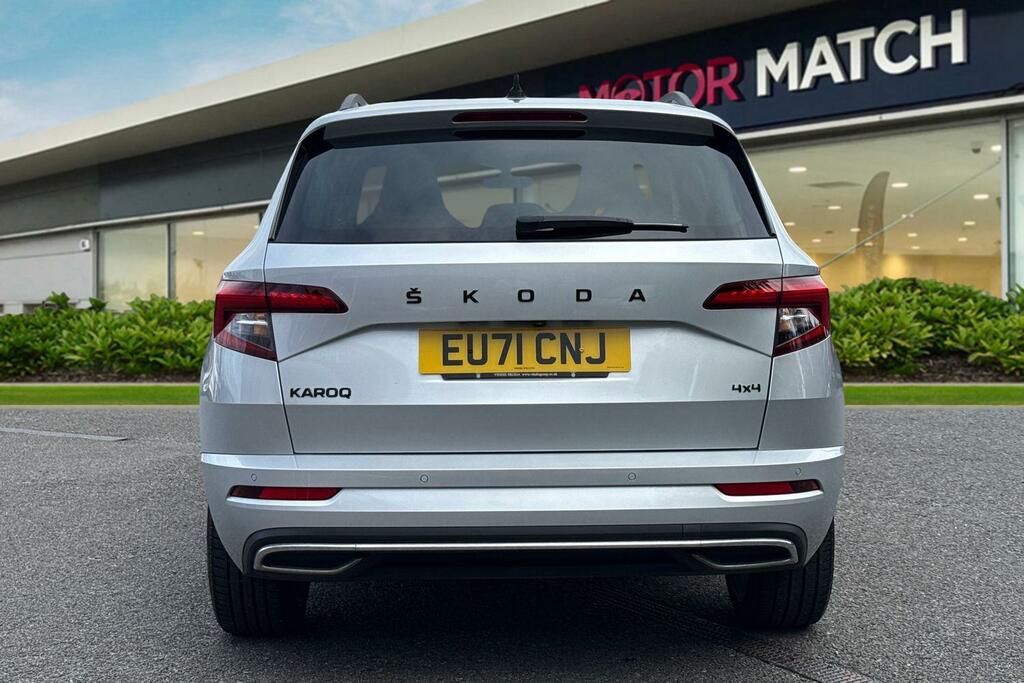 Skoda Karoq 2.0 Tsi Sportline Dsg 4Wd Euro 6 Ss Silver #4