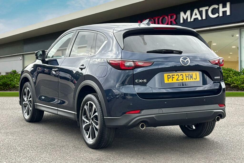 Mazda CX-5 2.0 E-skyactiv G Mhev Exclusive-line Euro 6 PF23HMJ Blue #2