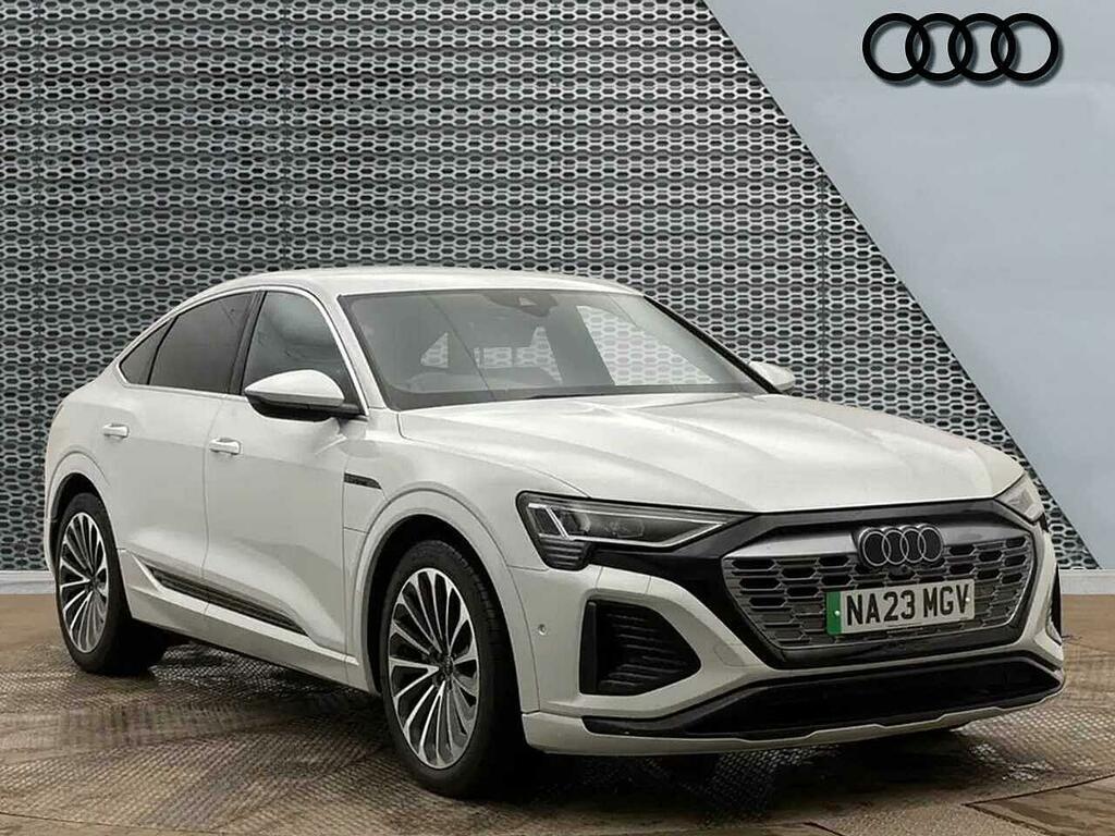 Audi Q8 e tron Sportback S Line 55 E-tron Quattro 300,00 Kw White
