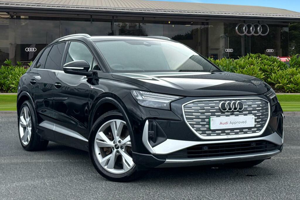 Audi Q4 E Tron 150Kw 40 63Kwh S Line Leather Black