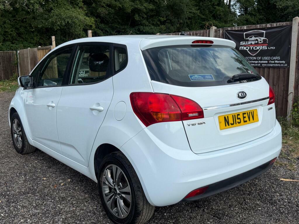 Kia Venga 1.4 Ecodynamics 2 Euro 5 S S White #5