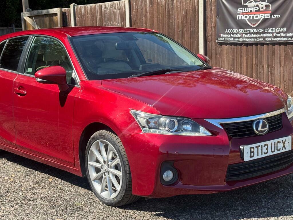 Lexus CT 1.8 200H Luxury Cvt Euro 5 S S Red #2