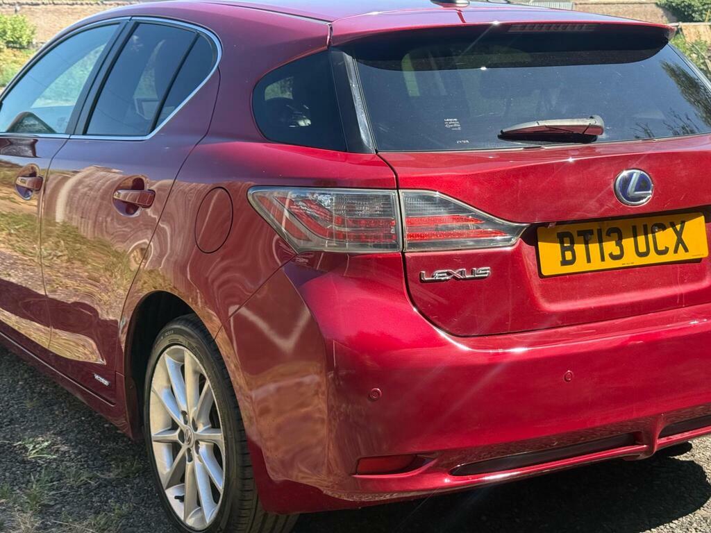 Lexus CT 1.8 200H Luxury Cvt Euro 5 S S Red #5