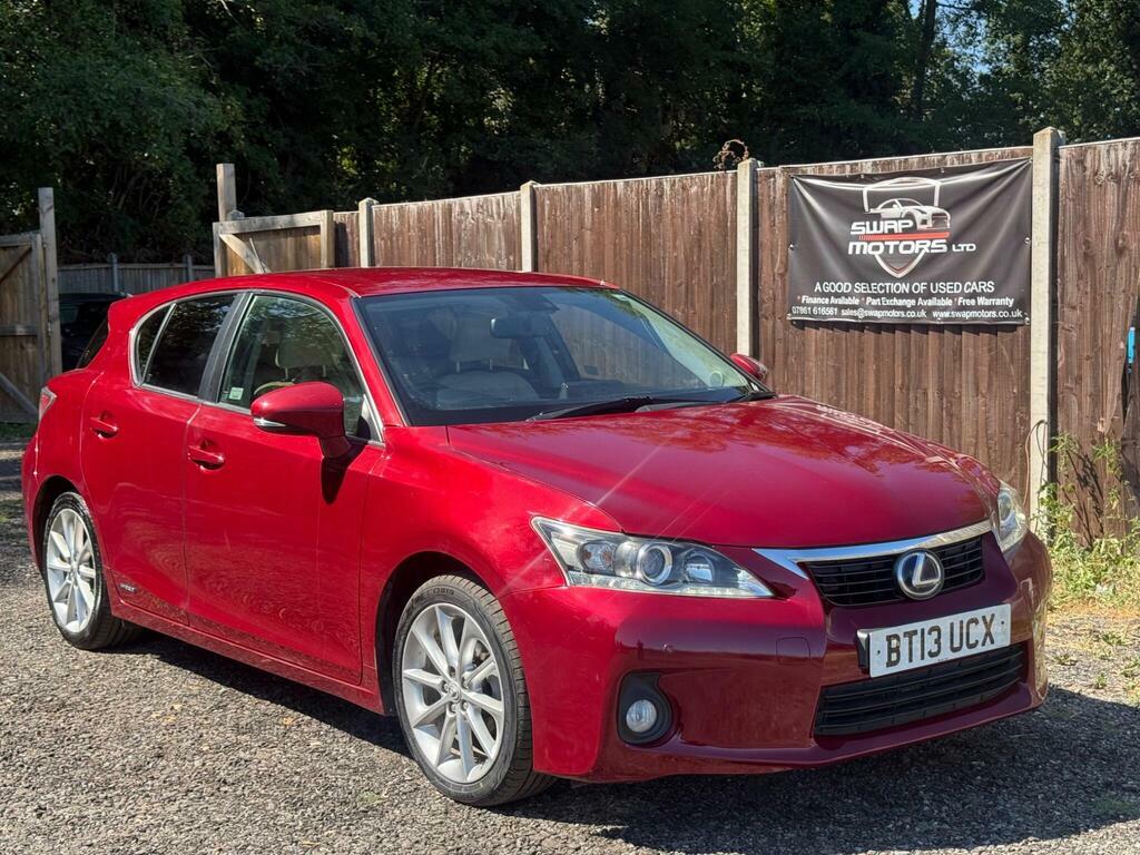 Lexus CT 1.8 200H Luxury Cvt Euro 5 S S Red #6