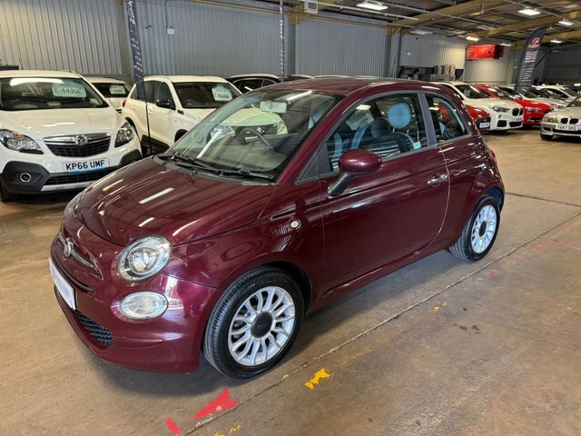 Fiat 500 Hatchback BJ16WGV Red #2