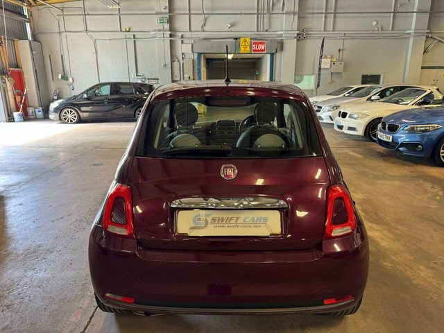 Fiat 500 Hatchback BJ16WGV Red #4