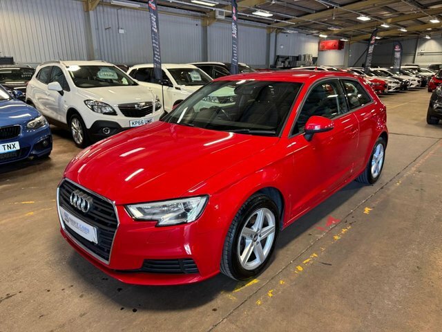 Audi A3 Hatchback KX17YJT Red #3