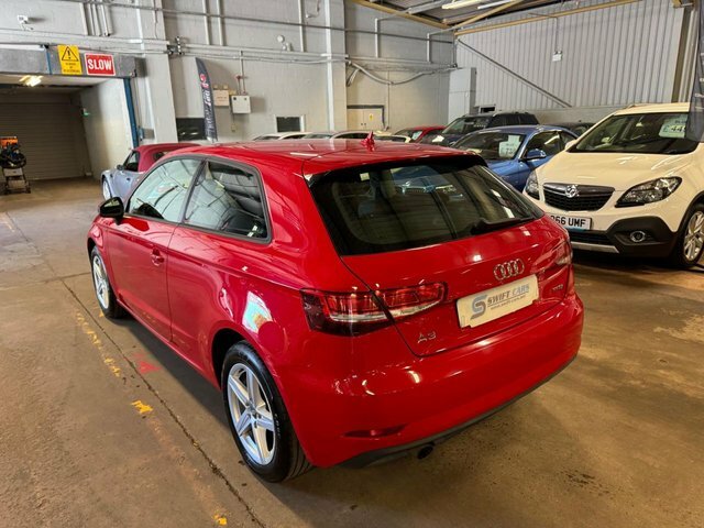 Audi A3 Hatchback KX17YJT Red #5
