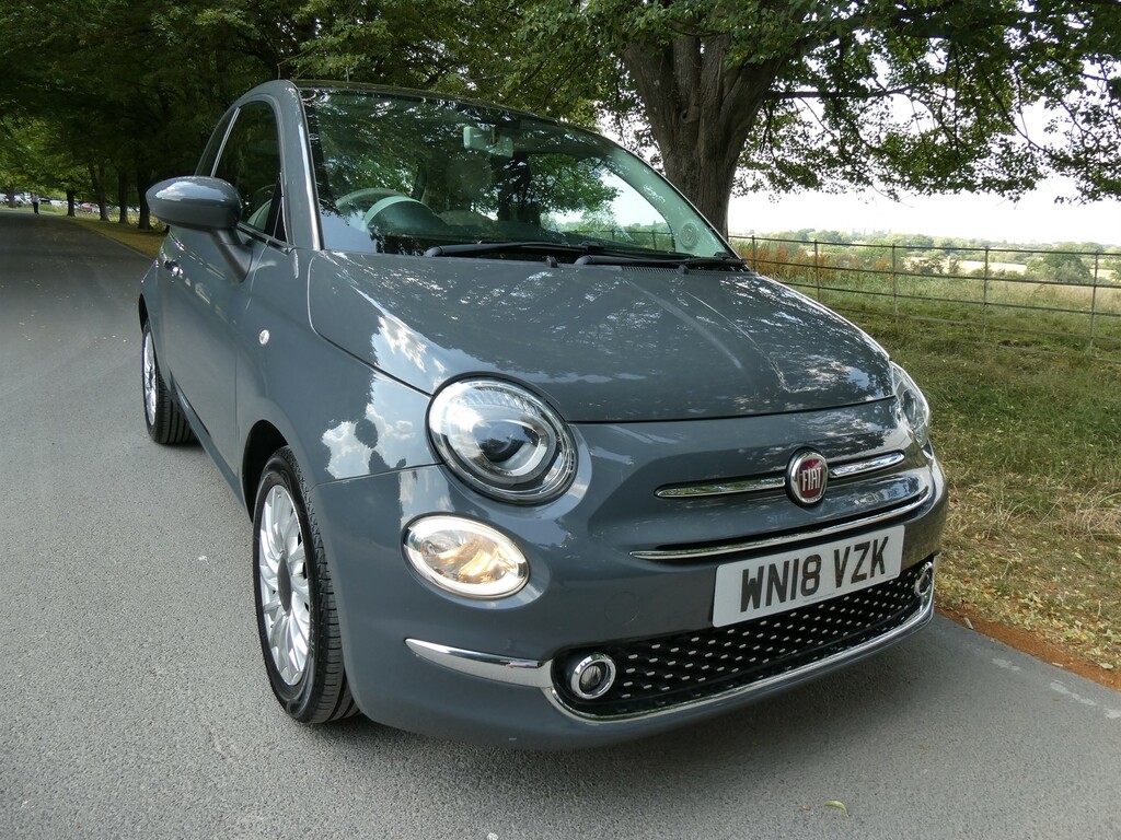 Fiat 500 1.2 Lounge Hatchback Euro 6 Ss Grey