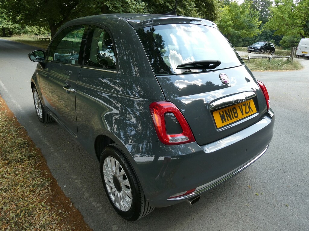 Fiat 500 1.2 Lounge Hatchback Euro 6 Ss WN18VZK Grey #4