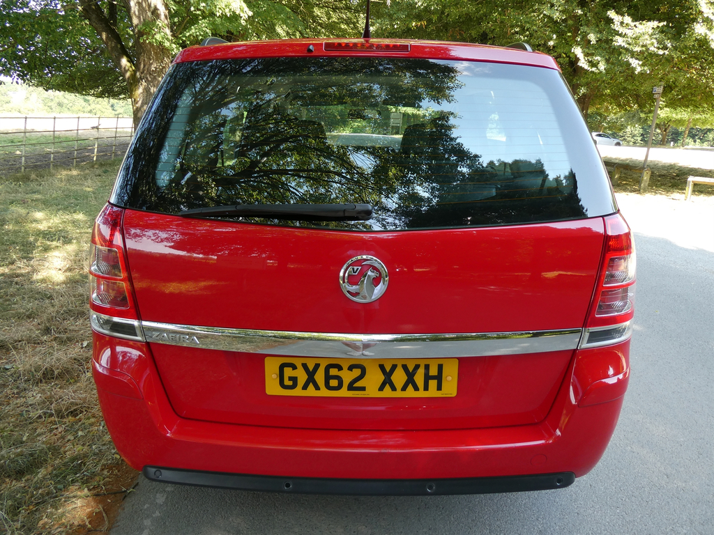 Vauxhall Zafira 1.6 16V Exclusiv Mpv Euro 5 115 Red #6