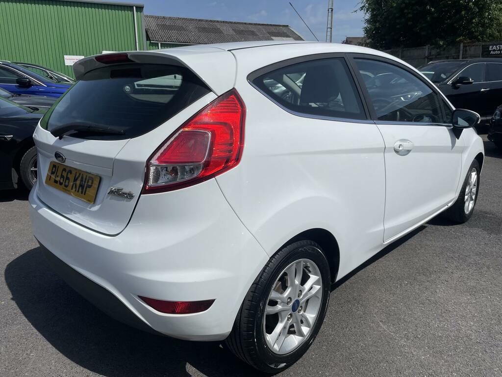Ford Fiesta 1.25 Zetec Hatchback Euro 6 82 PL66KNP White #6
