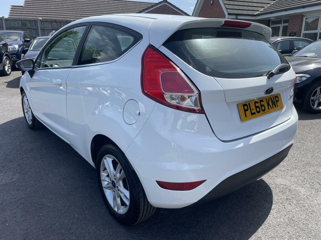 Ford Fiesta 1.25 Zetec Hatchback Euro 6 82 PL66KNP White #4
