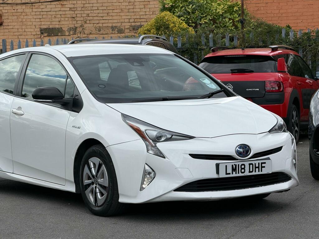 Toyota Prius 1.8 Vvt-h Active Cvt Euro 6 Ss White #2