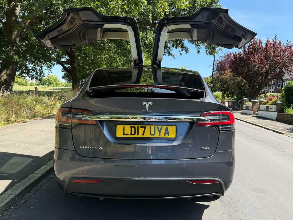 Tesla Model X Suv 90D Dual Motor Executive Edition 4Wde 5 LD17UYA Grey #3