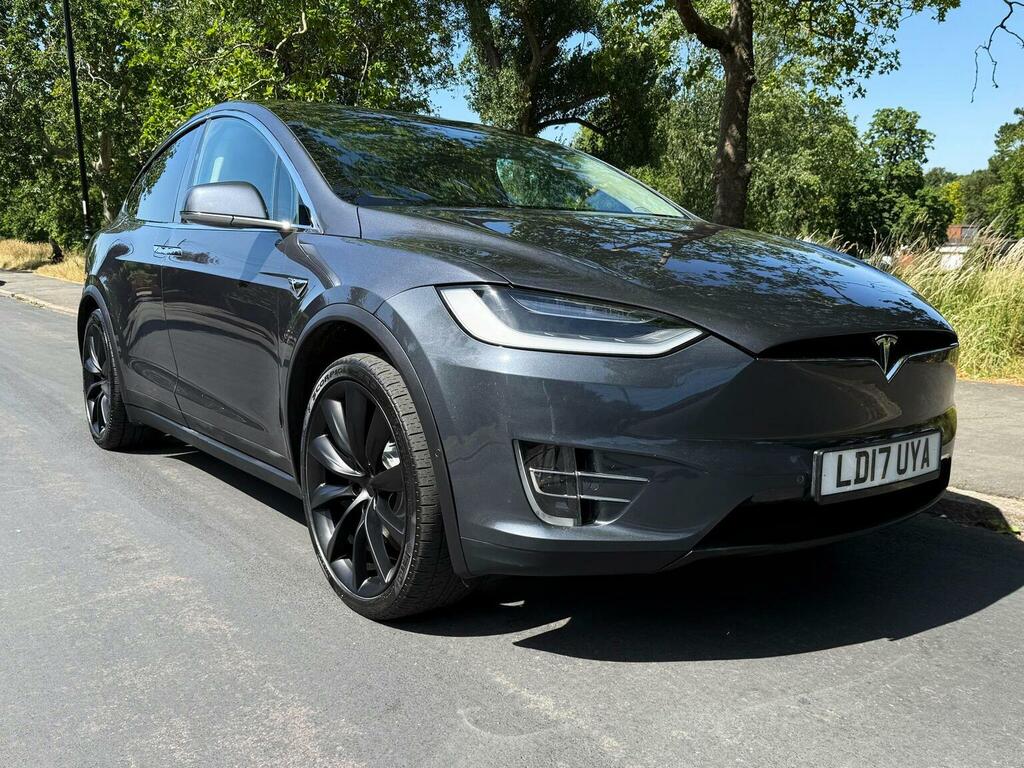 Tesla Model X Suv 90D Dual Motor Executive Edition 4Wde 5 LD17UYA Grey #4