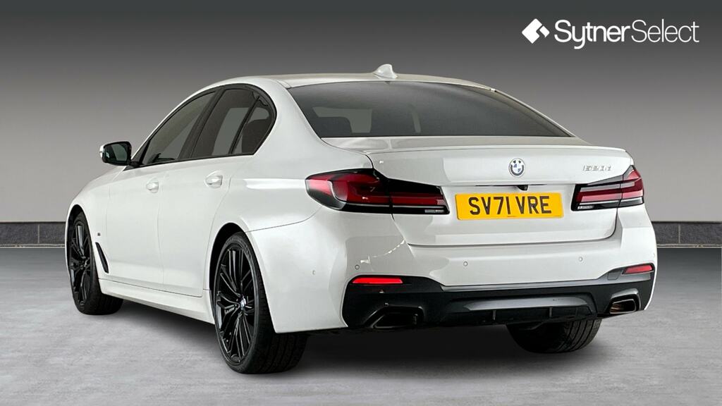 BMW 5 Series 520D Mht M Sport Step Pro Pack SV71VRE White #2