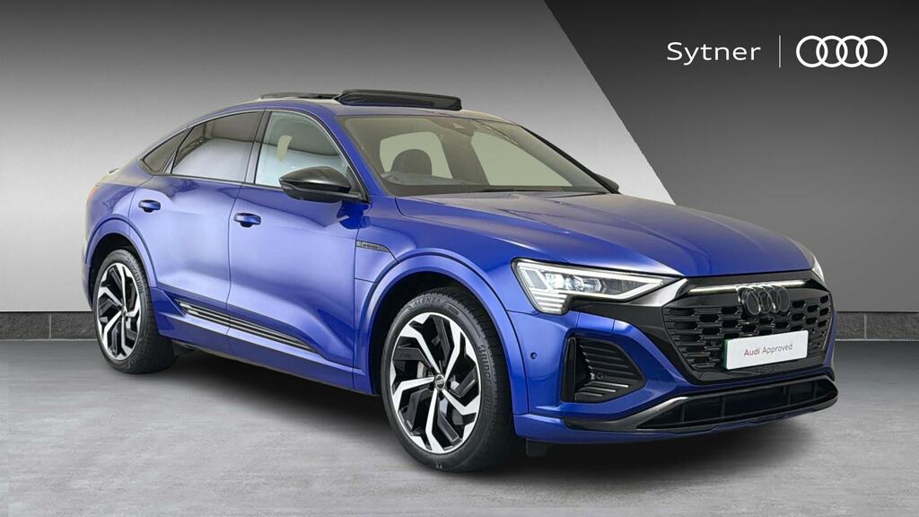 Audi Q8 e tron 250Kw 50 Quattro 95Kwh Black Ed At Tech Pro Blue